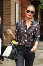 HEIDI KLUM Leaves Greenwich Hotel in New York 06/14/2017