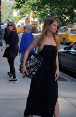 HEIDI KLUM Out Make-up Free in New York 06/13/2017