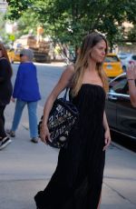 HEIDI KLUM Out Make-up Free in New York 06/13/2017