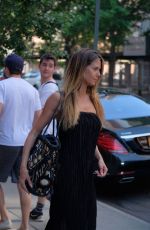 HEIDI KLUM Out Make-up Free in New York 06/13/2017