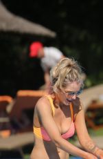 HELEN FLANAGAN in Bikini at a Pool in Majorca 06/15/2017