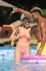 HELEN FLANAGAN in Bikini at a Pool in Majorca 06/15/2017