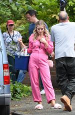 HELEN FLANAGAN on the Set of Coronation Street in Manchester 06/21/2017
