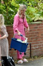 HELEN FLANAGAN on the Set of Coronation Street in Manchester 06/21/2017