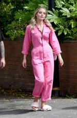 HELEN FLANAGAN on the Set of Coronation Street in Manchester 06/21/2017