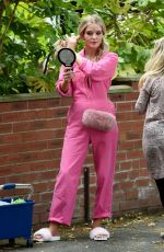 HELEN FLANAGAN on the Set of Coronation Street in Manchester 06/21/2017