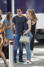 HELEN SVEDIN and Luis Figo Out for Lunch in Madrid 06/26/2017