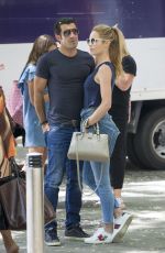 HELEN SVEDIN and Luis Figo Out for Lunch in Madrid 06/26/2017