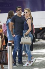HELEN SVEDIN and Luis Figo Out for Lunch in Madrid 06/26/2017