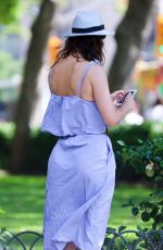 HELENA CHRISTENSEN Out and About in New York 06/01/2017