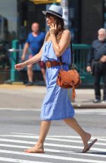 HELENA CHRISTENSEN Out and About in New York 06/01/2017