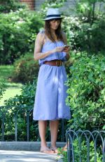 HELENA CHRISTENSEN Out and About in New York 06/01/2017