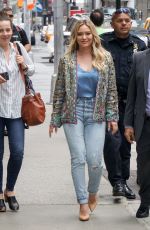 HILARY DUFF Arrives at Good Morning America in New York 06/19/2017
