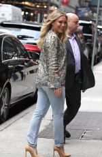 HILARY DUFF Arrives at Good Morning America in New York 06/19/2017