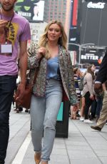 HILARY DUFF Arrives at Good Morning America in New York 06/19/2017