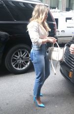 HILARY DUFF Arrives at SiriusXM Studio in New York 06/26/2017