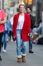 HILARY DUFF Arrives on the Set of Younger in New York 06/07/2017