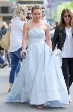 HILARY DUFF Arrives on the Set of Younger in New York 06/07/2017