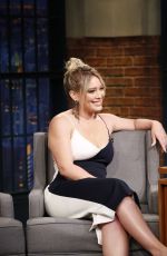 HILARY DUFF at Late Night with Seth Meyers 06/28/2017