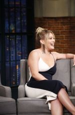 HILARY DUFF at Late Night with Seth Meyers 06/28/2017