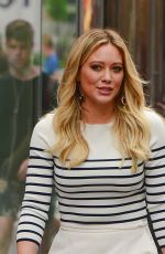 HILARY DUFF Leaves Good Morning America in New York 06/19/2017