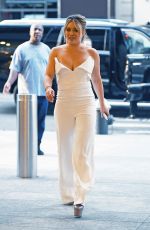 HILARY DUFF Leaves NBC Rockefeller Studios in New York 06/28/2017