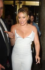 HILARY DUFF Leaves NBC Rockefeller Studios in New York 06/28/2017