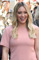 HILARY DUFF Leaves SiriusXM Studios in New York 06/27/2017