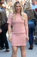 HILARY DUFF Leaves SiriusXM Studios in New York 06/27/2017