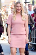 HILARY DUFF Leaves SiriusXM Studios in New York 06/27/2017