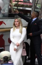 HILARY DUFF on the Set of Younger in New York 06/05/2017