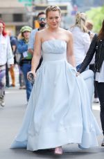HILARY DUFF on the Set of Younger in New York 06/07/2017