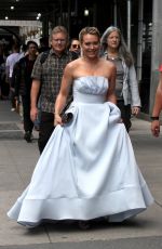 HILARY DUFF on the Set of Younger in New York 06/07/2017