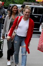 HILARY DUFF on the set of Younger in New York 06/08/2017