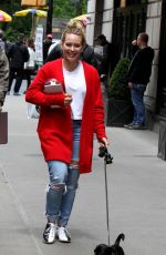 HILARY DUFF on the set of Younger in New York 06/08/2017