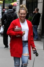 HILARY DUFF on the set of Younger in New York 06/08/2017