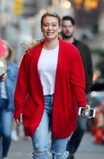 HILARY DUFF on the set of Younger in New York 06/08/2017