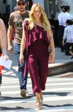 HILARY DUFF on the Set of Younger in New York 06/13/2017