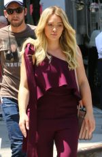 HILARY DUFF on the Set of Younger in New York 06/13/2017
