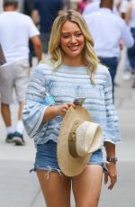 HILARY DUFF on the Set of Younger in New York 06/13/2017