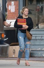 HILARY DUFF Out and About in New York 06/17/2017