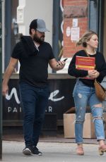 HILARY DUFF Out and About in New York 06/17/2017