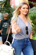 HILARY DUFF Out and About in New York 06/27/2017