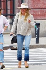 HILARY DUFF Out for Lunch at Sadelle