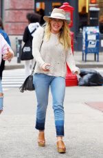 HILARY DUFF Out for Lunch at Sadelle