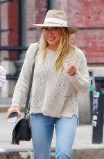 HILARY DUFF Out for Lunch at Sadelle
