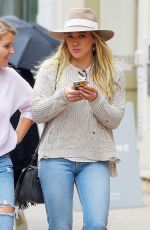 HILARY DUFF Out for Lunch at Sadelle