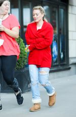 HILARY DUFF Out in New York 06/09/2017