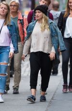 HILARY DUFF Out in New York 06/18/2017