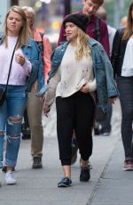 HILARY DUFF Out in New York 06/18/2017